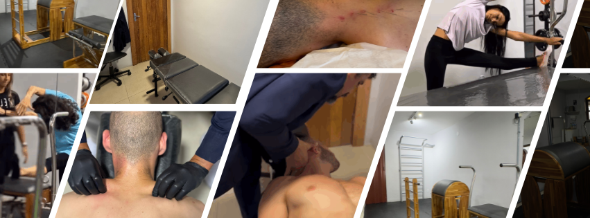 Fotos das modalidades oferecidas pela Treine Saúde e Movimento: Pilates, Fisioterapia e Quiropraxia em Angra dos Reis